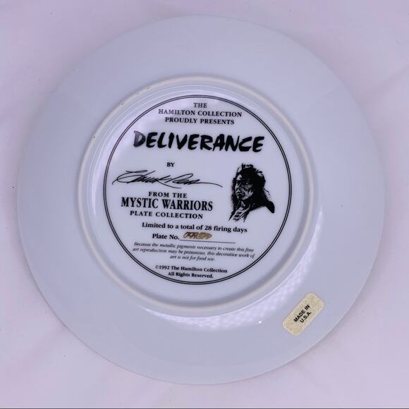Deliverance The Mystic Warriors Plate Collection - Picture 3 of 5
